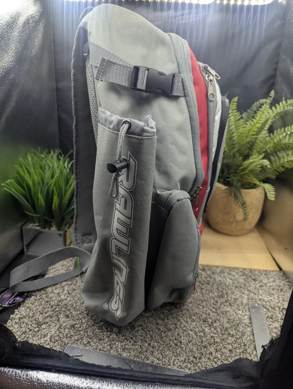 Rawlings Comrade Bat Backpack Gray Red
